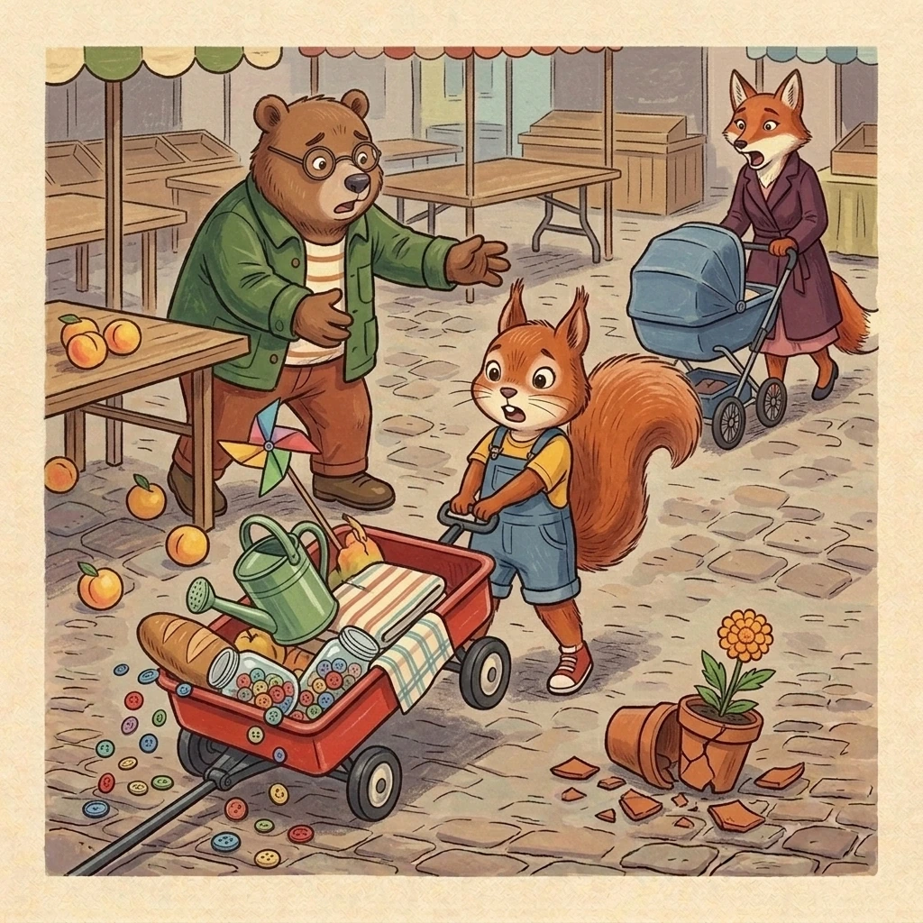The wagon tips in the market square, spilling peaches and buttons as Aurelia sees Dena approaching with a blue baby carriage.